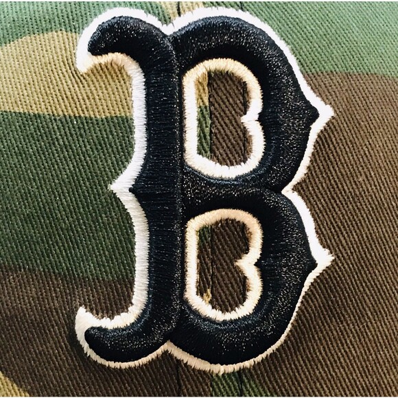 Boston Red Sox MLB Logo Hat Men's 7 1/4 New Era 59FIFTY Camouflage Baseball Cap - Picture 3 of 12